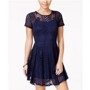 American Rag Navy Lace Dress